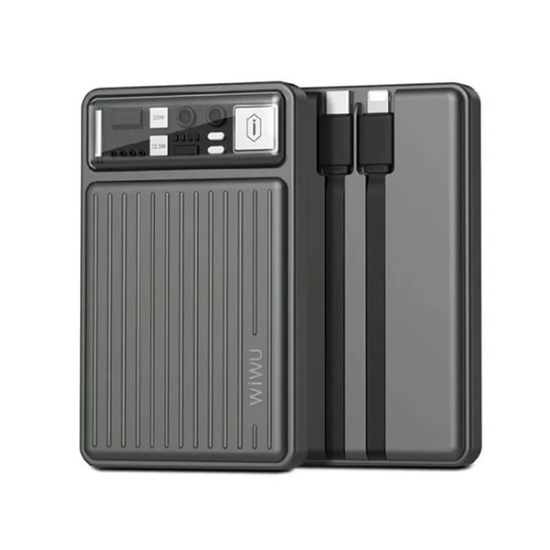 WIWU - Power Bank WiwuTrunk Batería Portátil 10000mah Con Carga Rápida
