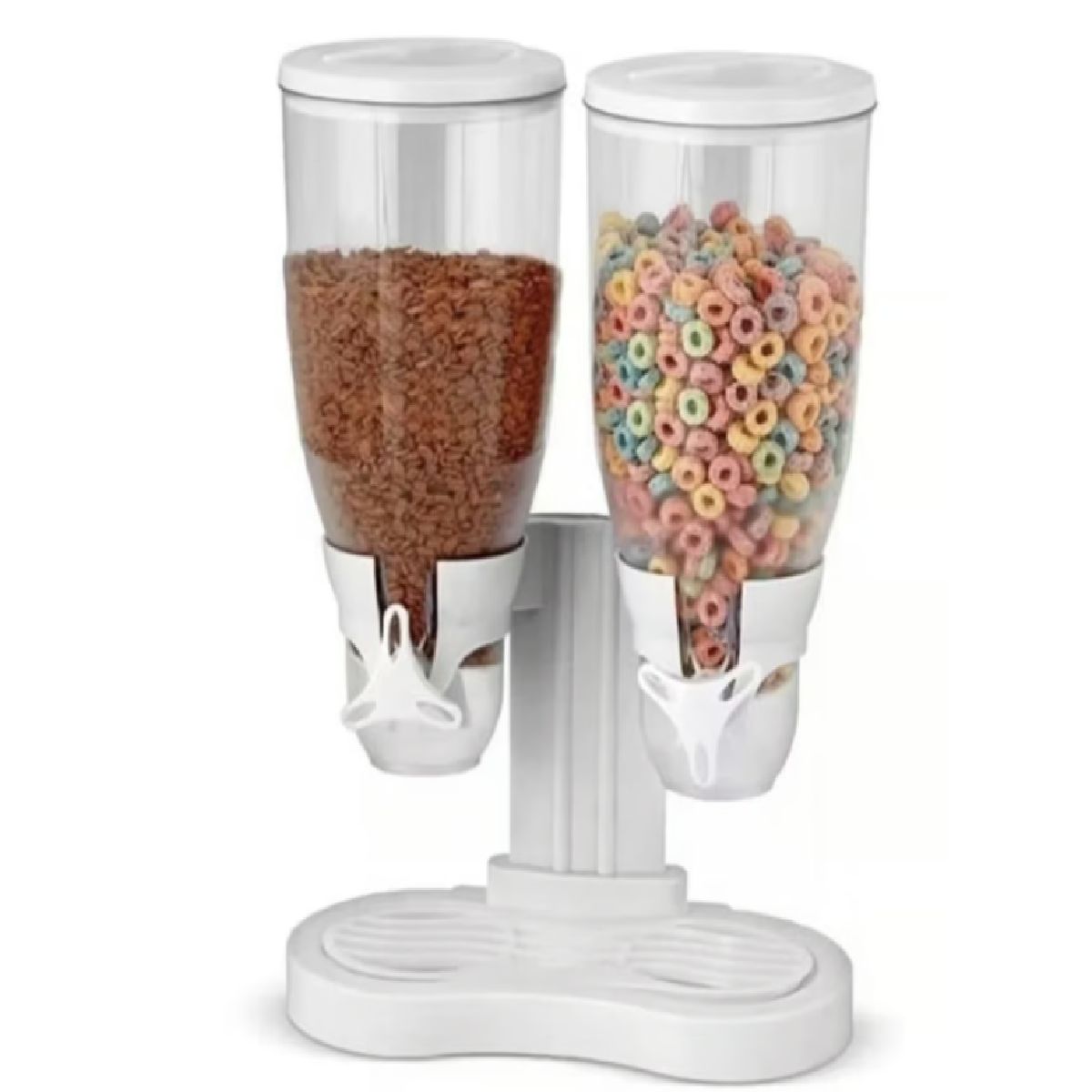 GENERICO - DISPENSADOR DE CEREAL DOBLE Y ALIMENTOS SECOS