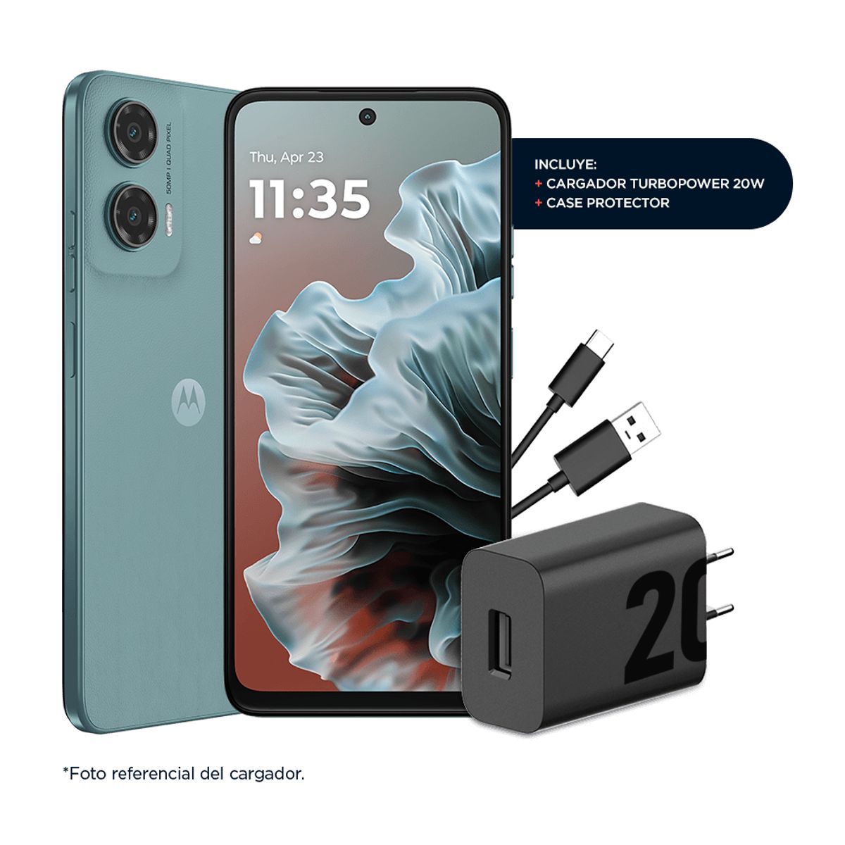 MOTOROLA - Celular Motorola G35 5G 4GB 256GB Gris