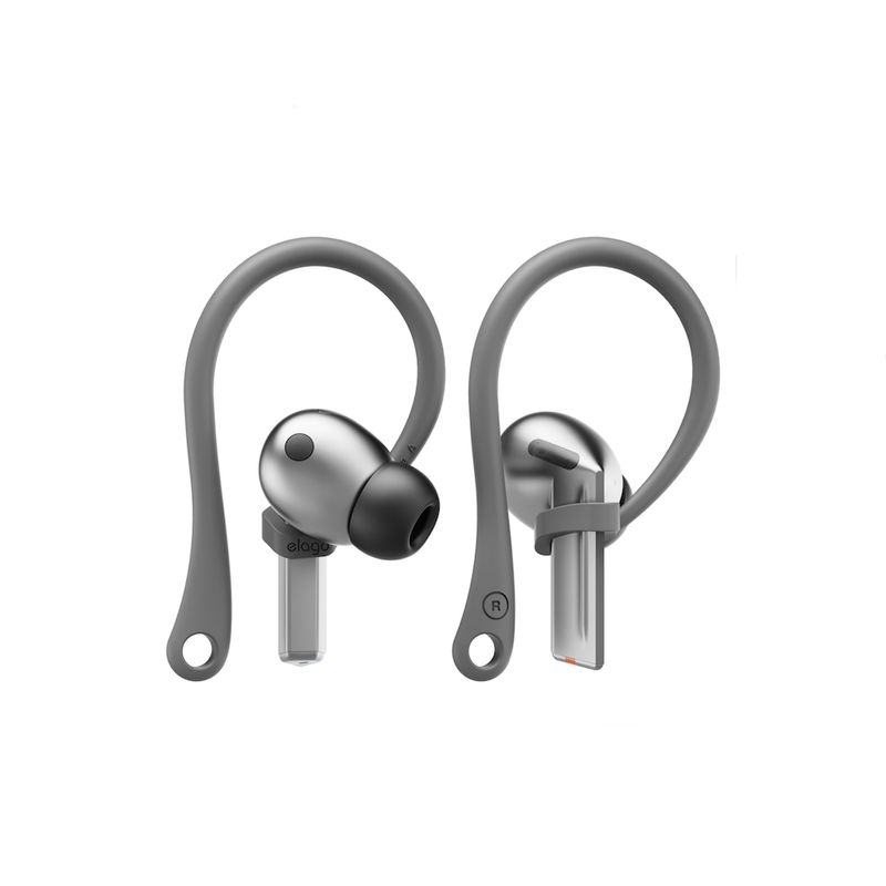 ELAGO - ELAGO Gancho Deportivo Compatible Galaxy Buds 3 / Buds 3 Pro Gris