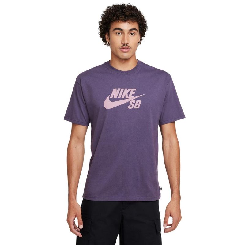 NIKE - Camiseta Nike Action Sports Tee Logo Hbr-Morado