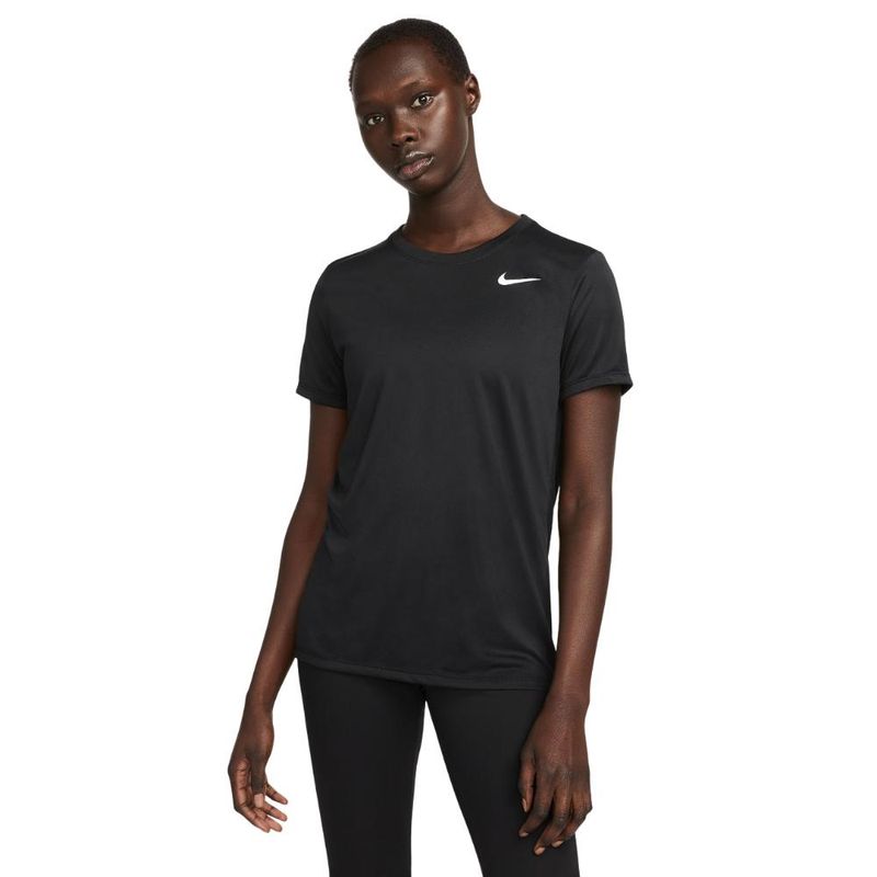 NIKE - Camiseta Nike Dri Fit Rlgd Mujer-Negro