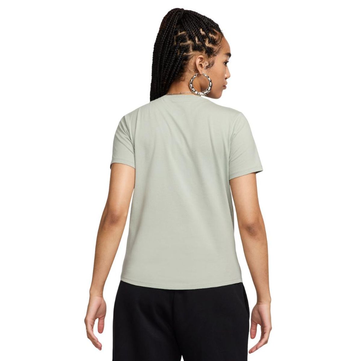 NIKE - Camiseta Nike W Nsw Club Ss Tee Mujer-Verde Claro