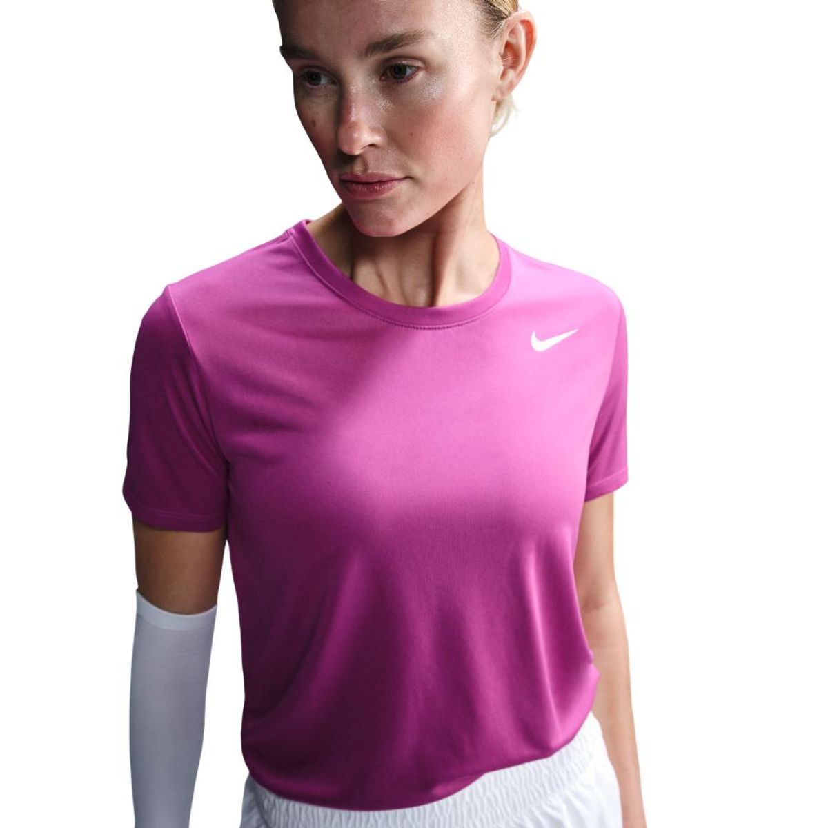 NIKE - Camiseta Nike Dri Fit Rlgd Mujer-Morado