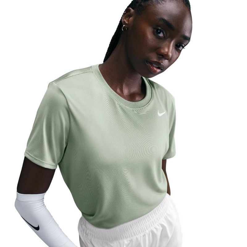 NIKE - Camiseta Nike Dri Fit Rlgd Mujer-Verde