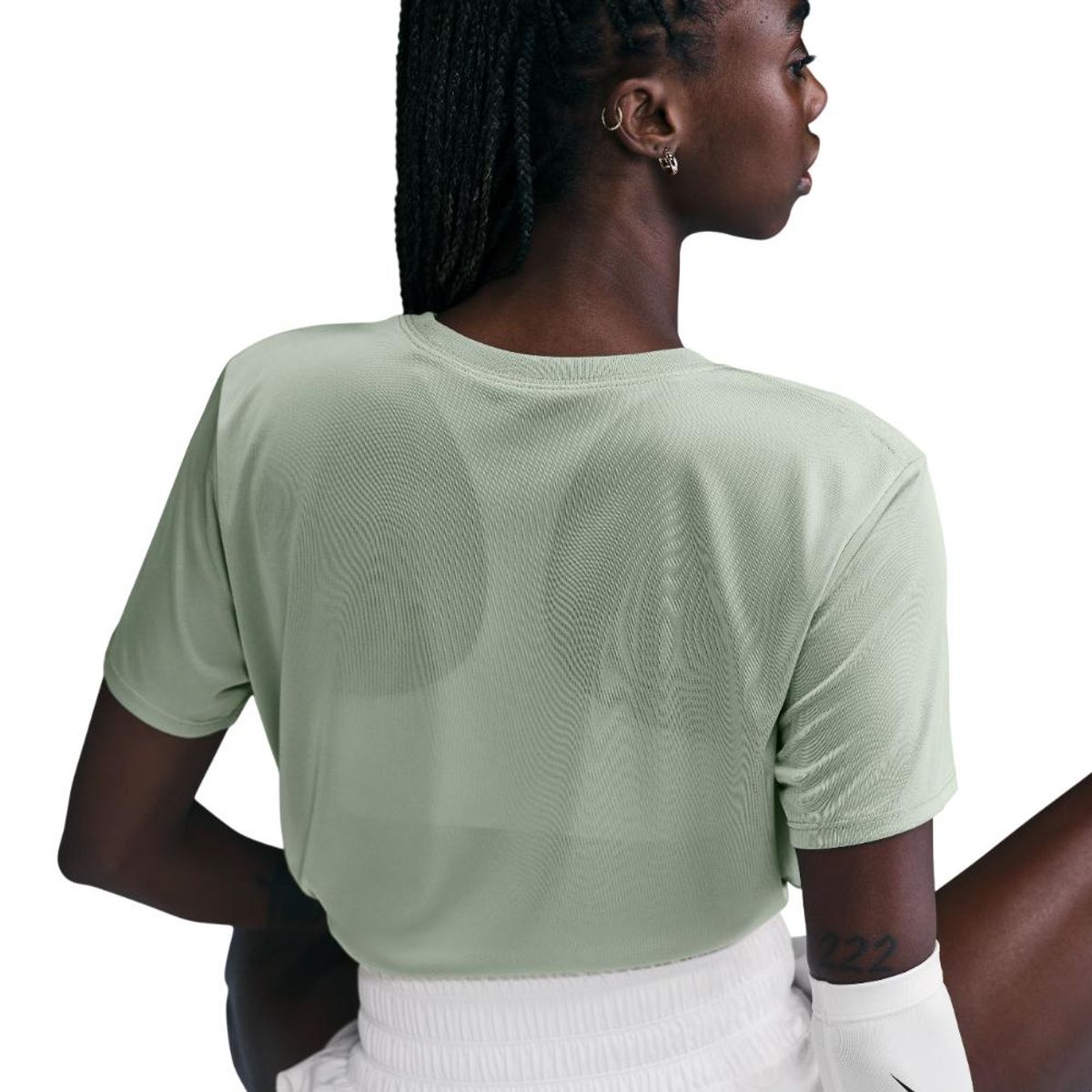 NIKE - Camiseta Nike Dri Fit Rlgd Mujer-Verde