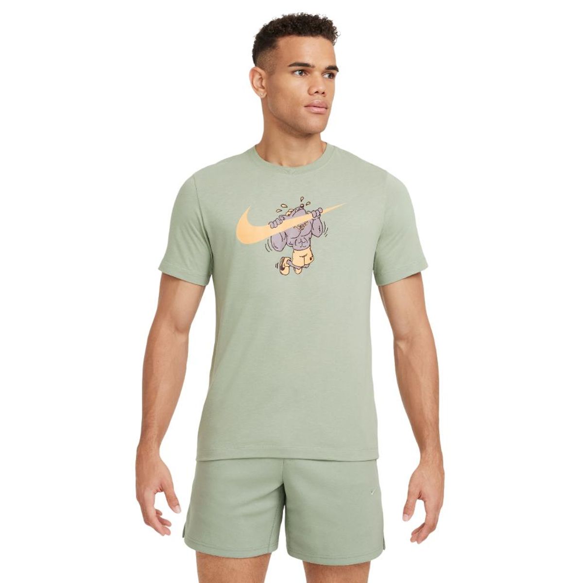 NIKE - Camiseta Nike Tee Slub Iykyk-Verde