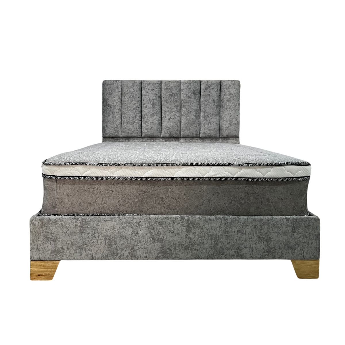 ESTILO Y CONFORT - Combo 160x190 Basecama + cabecero+ Colchón Onetop