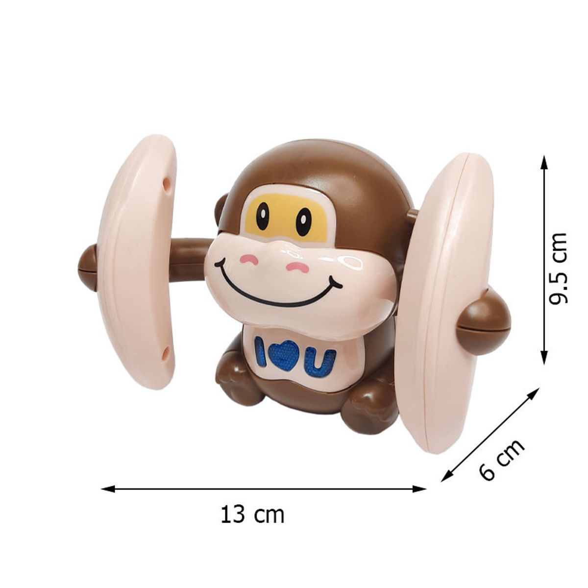 GENERICO - Mono Mico Bailarin Robot Luces Y Sonidos Para Niños Gatear