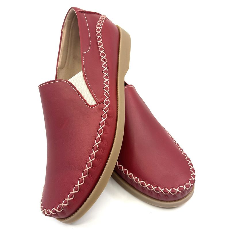 GENERICO - Calzado Sanic Mocasin para Mujer Fabricado 100% en Cuero