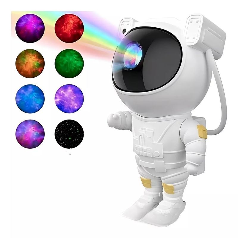 GENERICO - Proyector De Luces Galaxianebulosa Diseño Astronauta