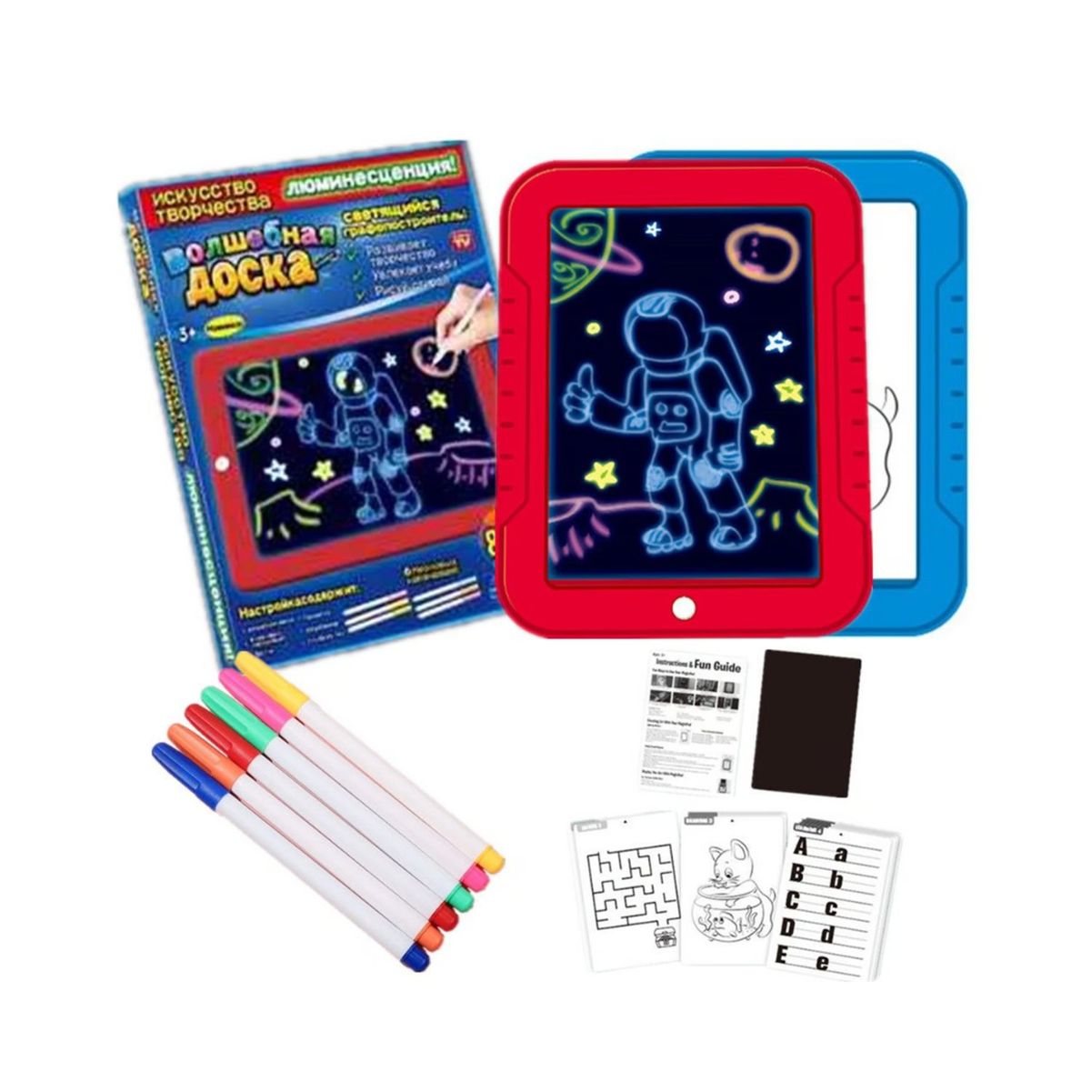 GENERICO - Tableta De Dibujo Con Luz Led Magic Pad