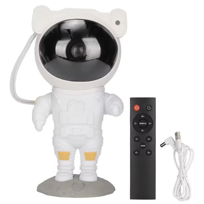GENERICO - Astronauta proyector de Luz  galaxia  con Bluetooth