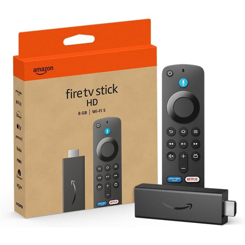 AMAZON - Amazon Fire TV Stick HD Dispositivo de Streaming TV gratis y en vivo