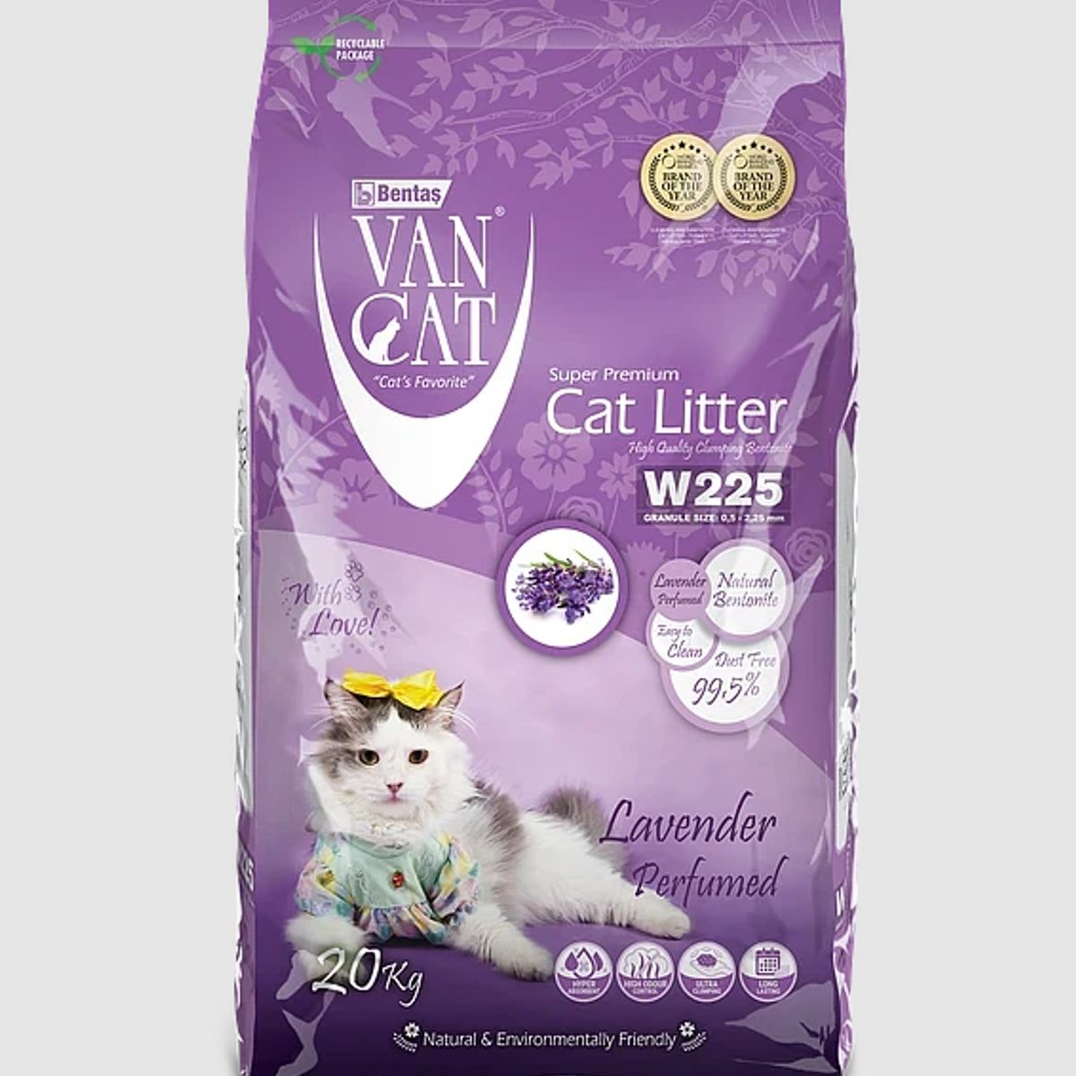GENERICO - VAN CAT - Arena Súper Premium - Lavanda 20Kg