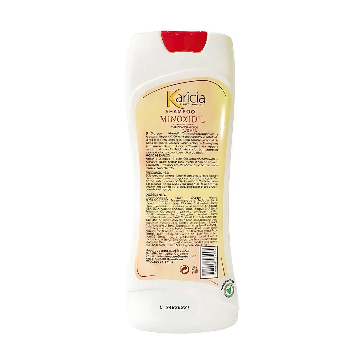 KARICIA - Shampoo Karicia Minoxidil Para Mujer 400ml