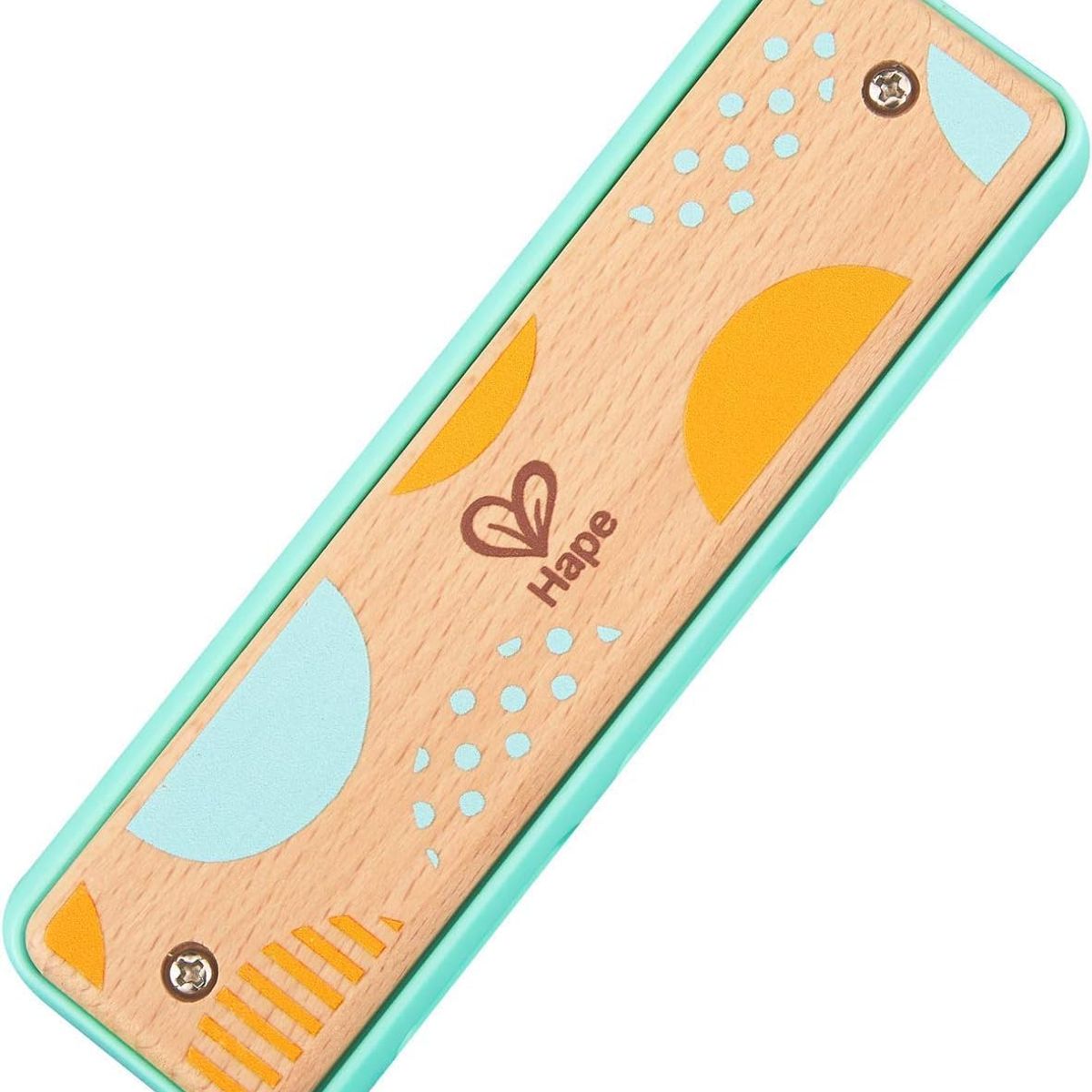HAPE - Juguete Armónica En Madera Celeste Hape Para Niños