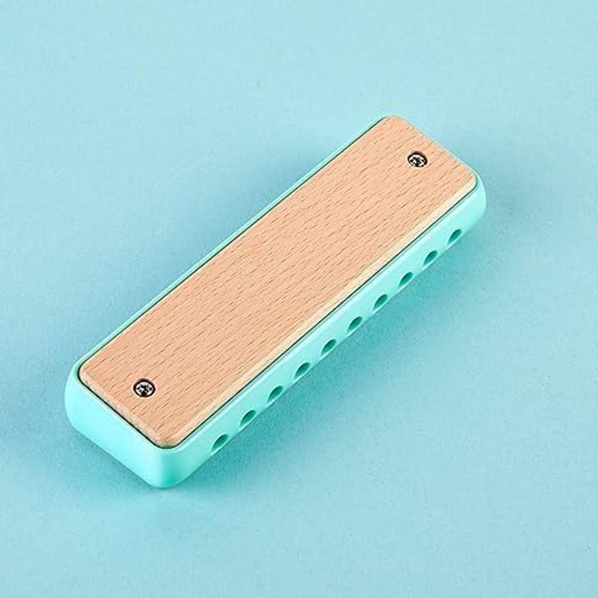 HAPE - Juguete Armónica En Madera Celeste Hape Para Niños