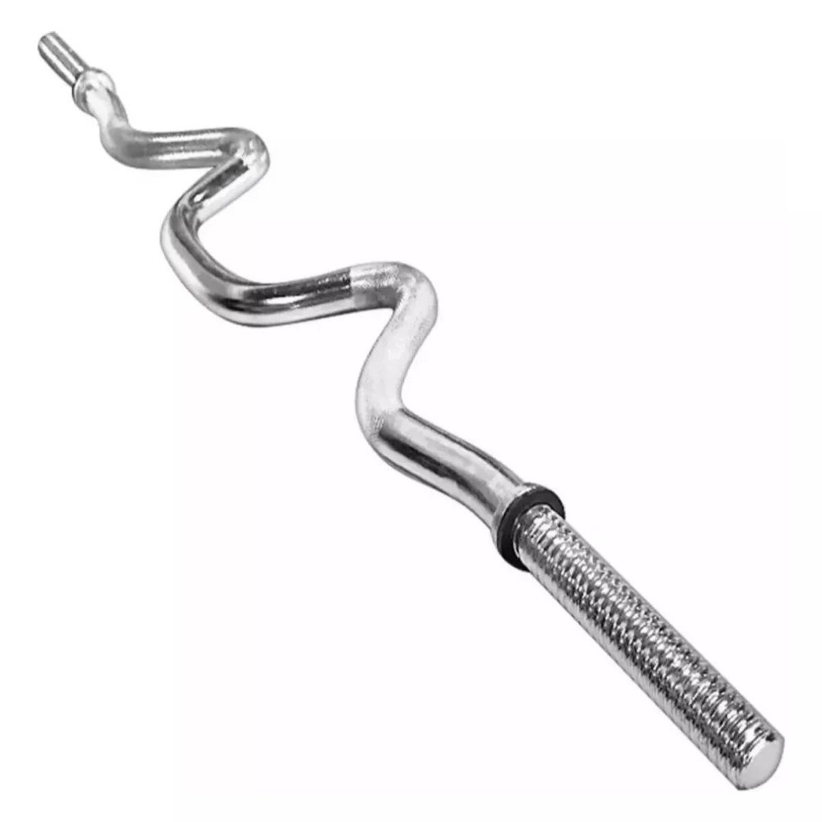 GENERICO - Barra w cromada 5 k 120 cm para pesas