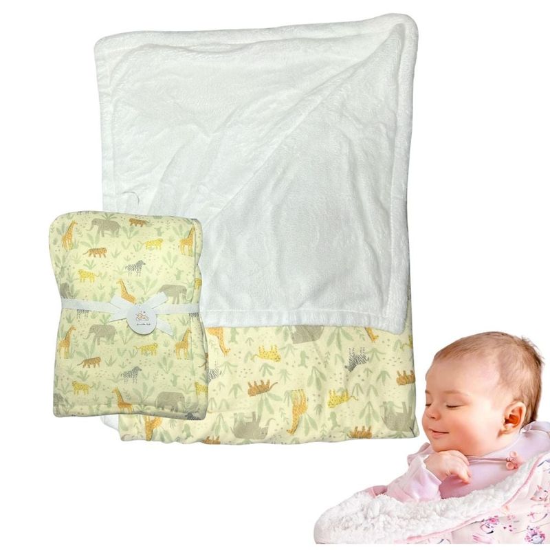 AMERICAN GENERICS - Cobija Doble Faz Para Bebe Térmica Antialérgica 101 Cmx76 Cm