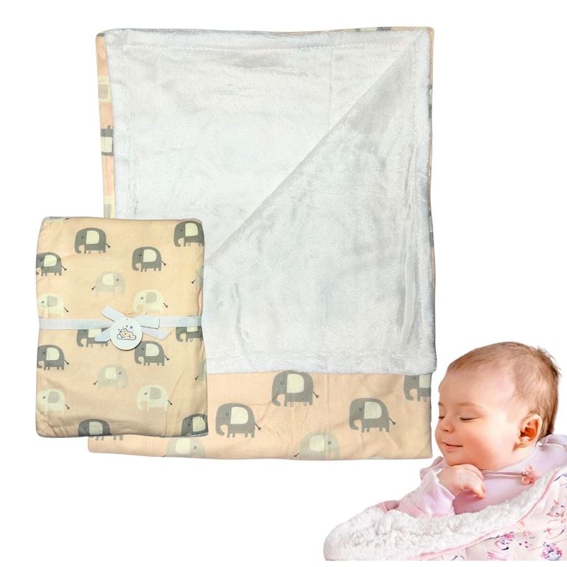 AMERICAN GENERICS - Cobija Doble Faz Para Bebe Térmica Antialérgica 101 Cmx76 Cm
