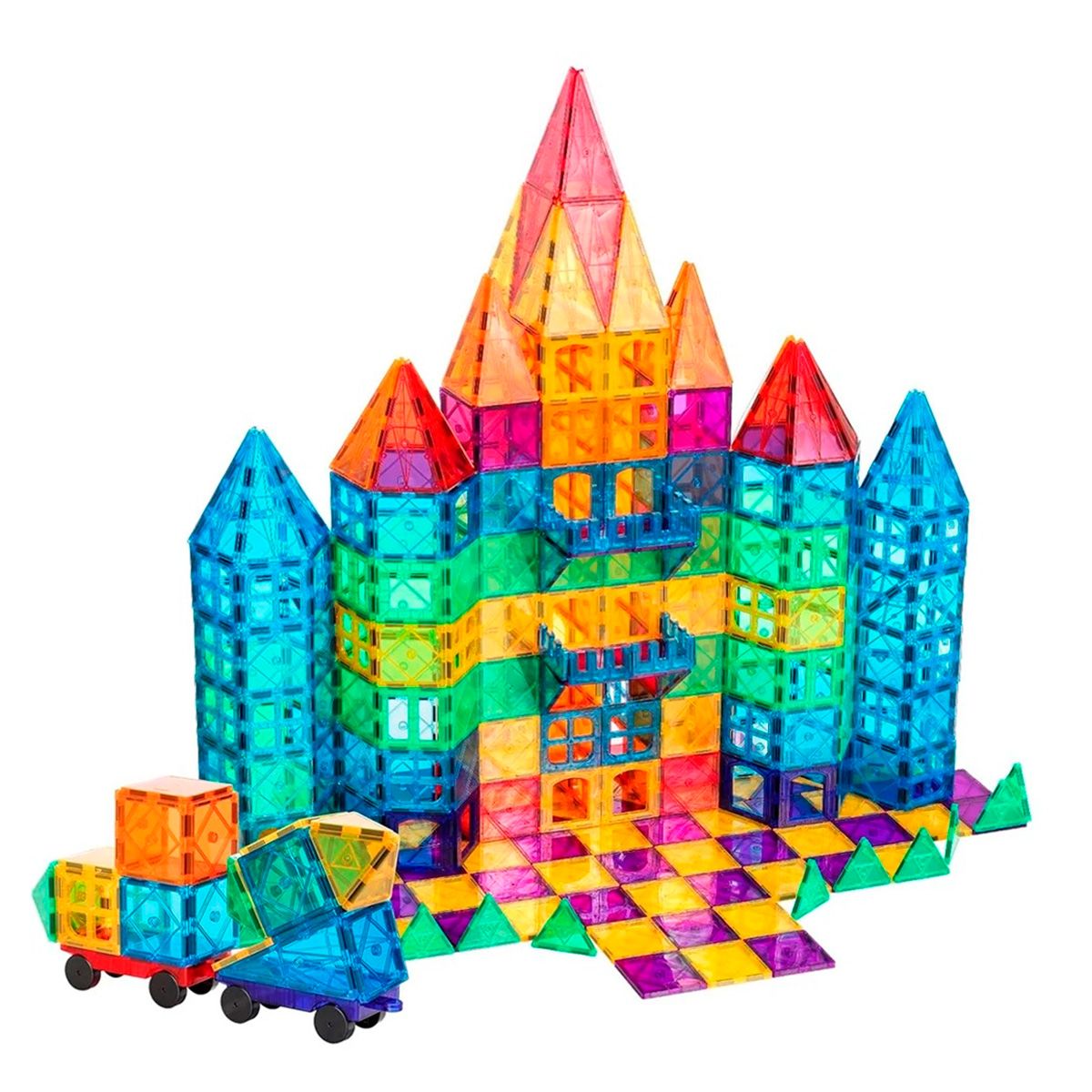 ENFANT'ASY - Bloques Fichas Magnéticas Juguete Construcción Niños 100pcs