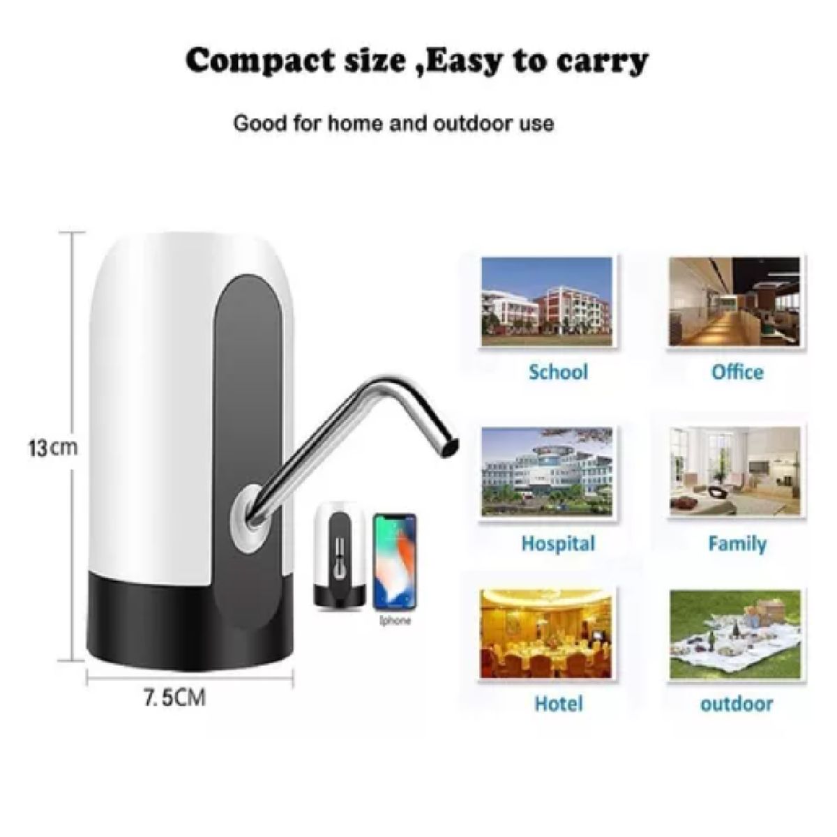 GENERICO - DISPENSADOR DE AGUA  AUTOMATICO A BOTON