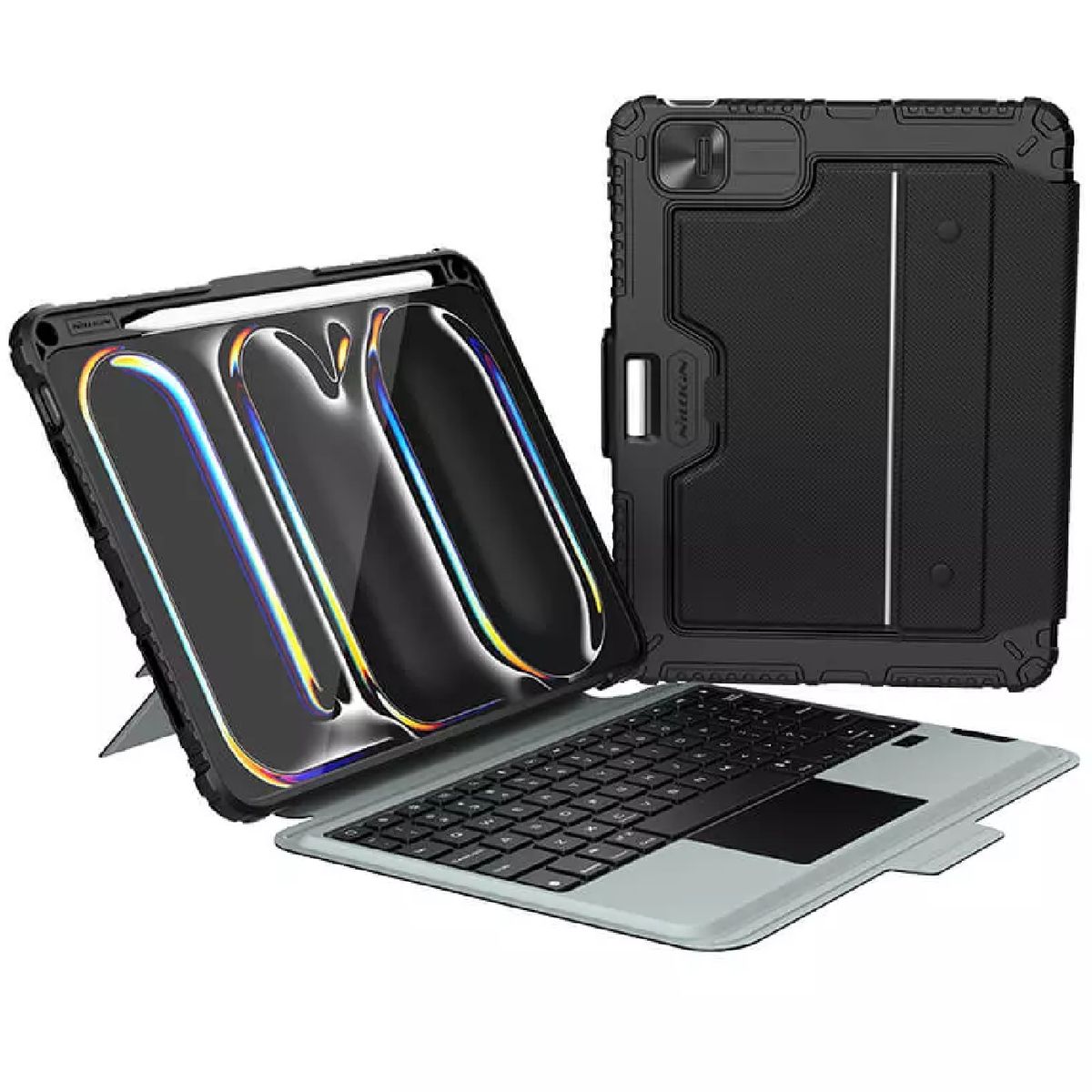 NILLKIN - Estuche y Teclado Compatible con iPad Pro 11 (2024) Nillkin Backlit