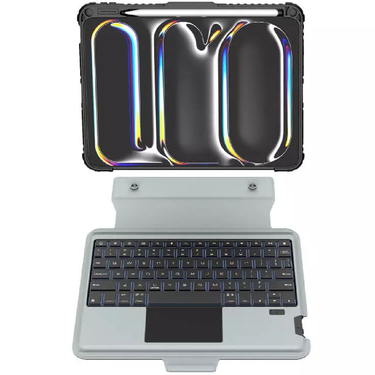 NILLKIN - Estuche y Teclado Compatible con iPad Pro 11 (2024) Nillkin Backlit