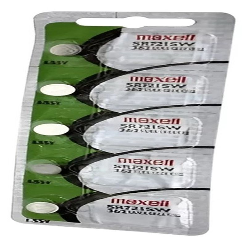 MAXELL - Pila Batería Maxell 362 (sr721sw) 1.55v Original Pack X 5