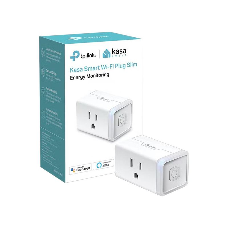 TP LINK - Enchufe Kasa Smart WiFi Plug Slim Blanco KP115