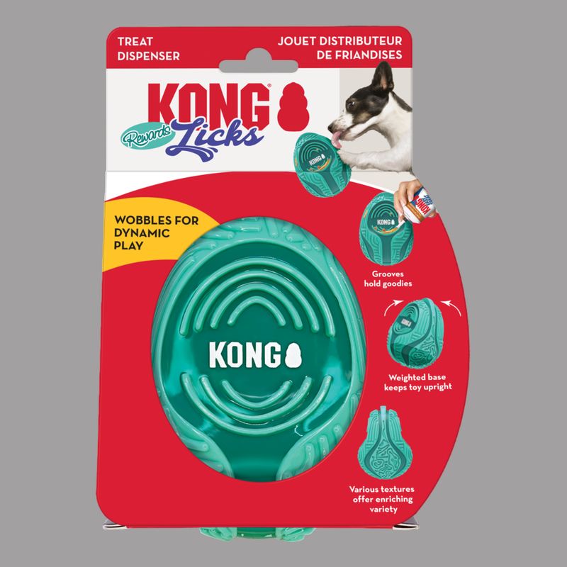 KONG COMPANY - KONG Licks Rewards Juguete Interactivo Perro ML