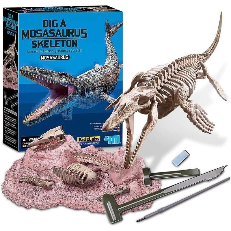 4M - ESQUELETO DE DINOSAURIOS PARA NIÑOS - KIT DE PALEONTOLOGÍA