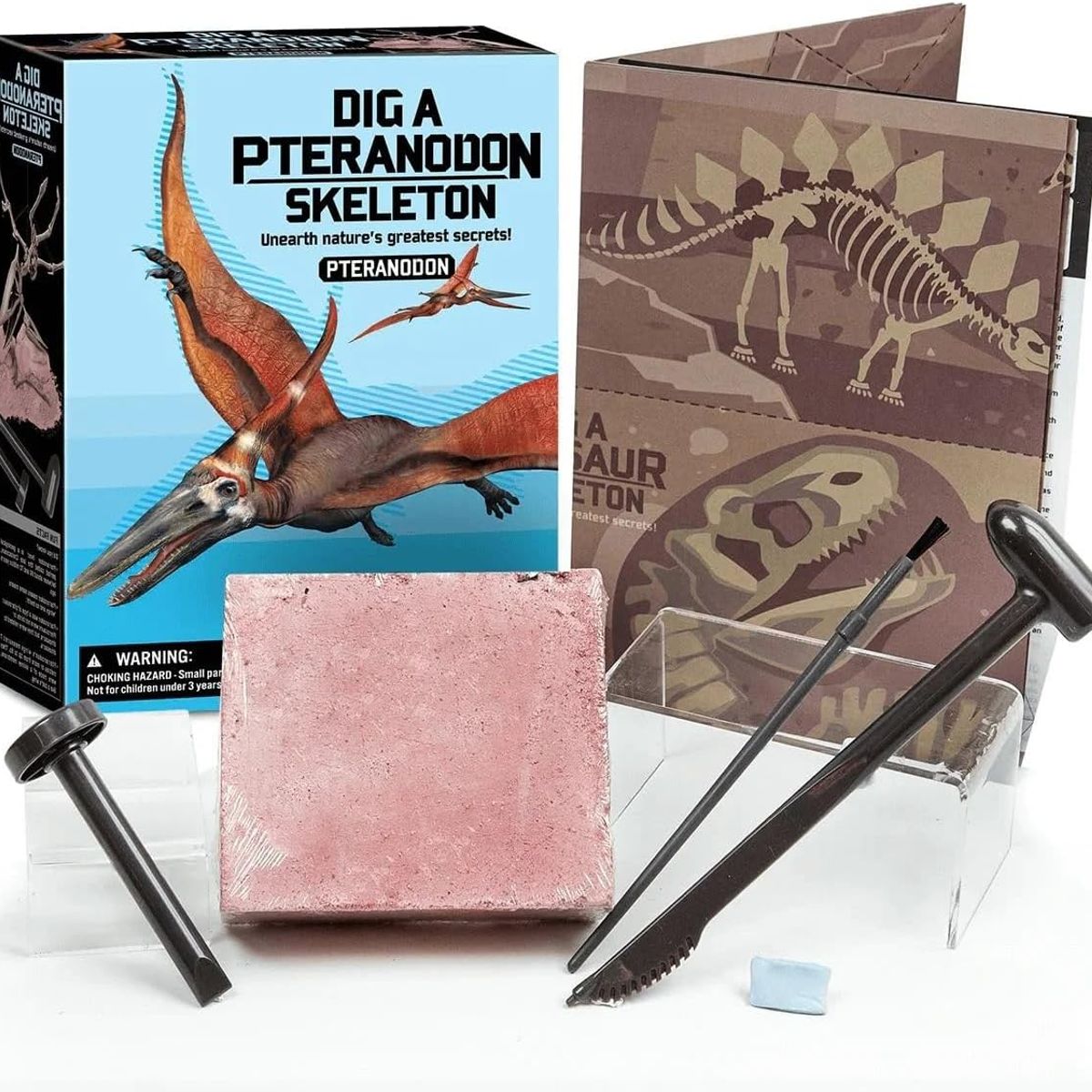 4M - ESQUELETO DE DINOSAURIOS PARA NIÑOS - KIT DE EXCAVACIÓN