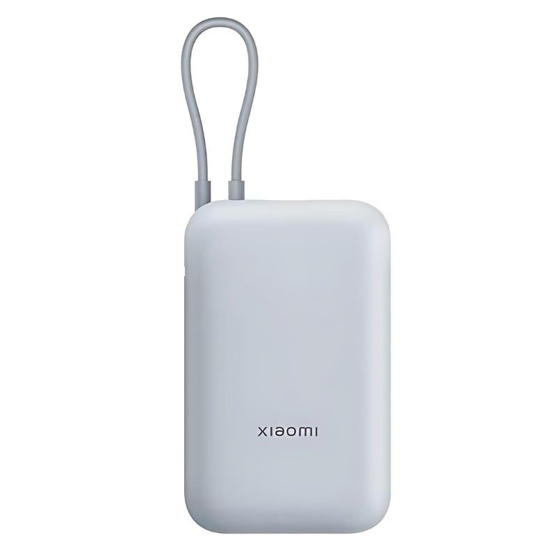 XIAOMI - Power Bank Xiaomi 10000mAh Cable Integrado - Azul