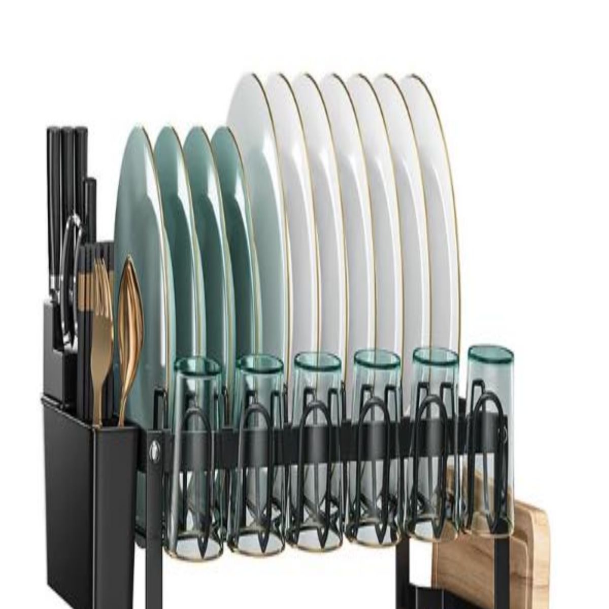 ONE PIXEL - Organizador Y Escurridor Platos Loza Cubiertos Seca Platos