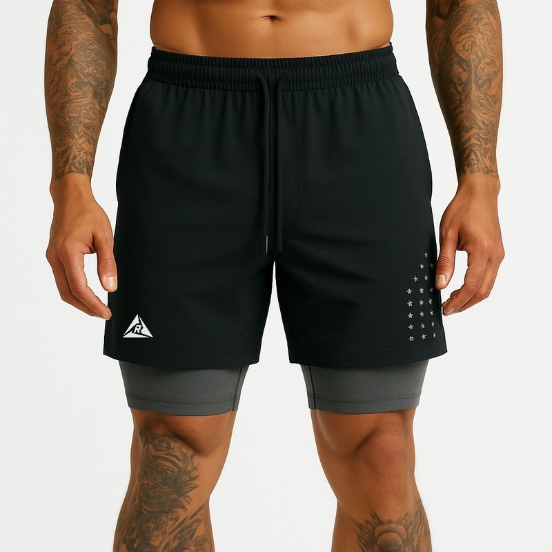 RIPPLE FT - Pantaloneta con Licra Corta Original RIPPLE 3 Bolsillos