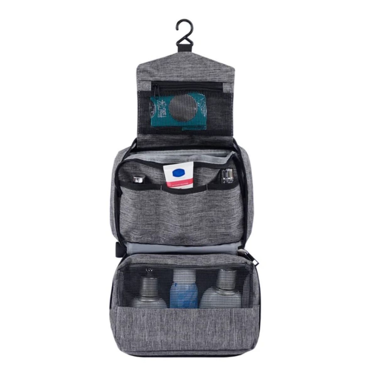 GENERICO - Organizador De Viaje Neceser De viaje Para Aseo Personal Gris