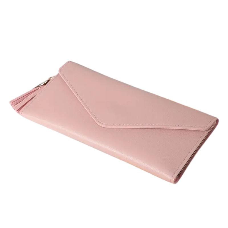 GENERICO - Cartera Tres Pliegues Elegante para Mujer Múltiples Ranuras Tarjetas