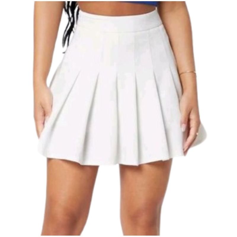 RAINBOW MODA - Falda Corta Mujer Plisada Negro Coreana Kawaii falda prenses