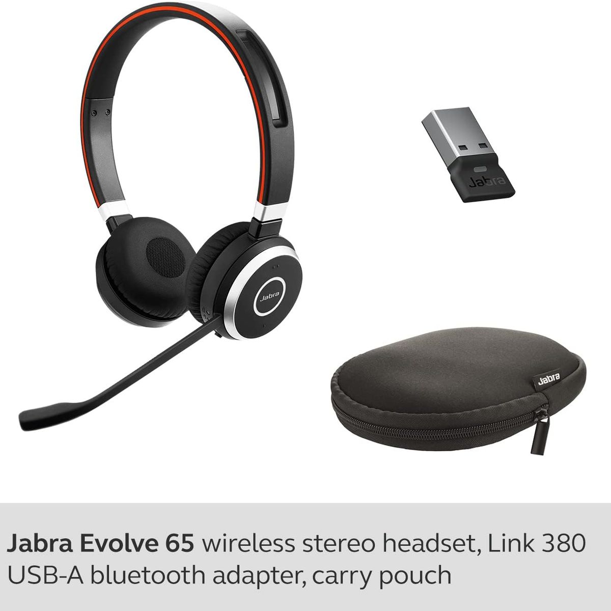JABRA - Auriculares Jabra Evolve 65 MS, Bluetooth, cancelación ruido