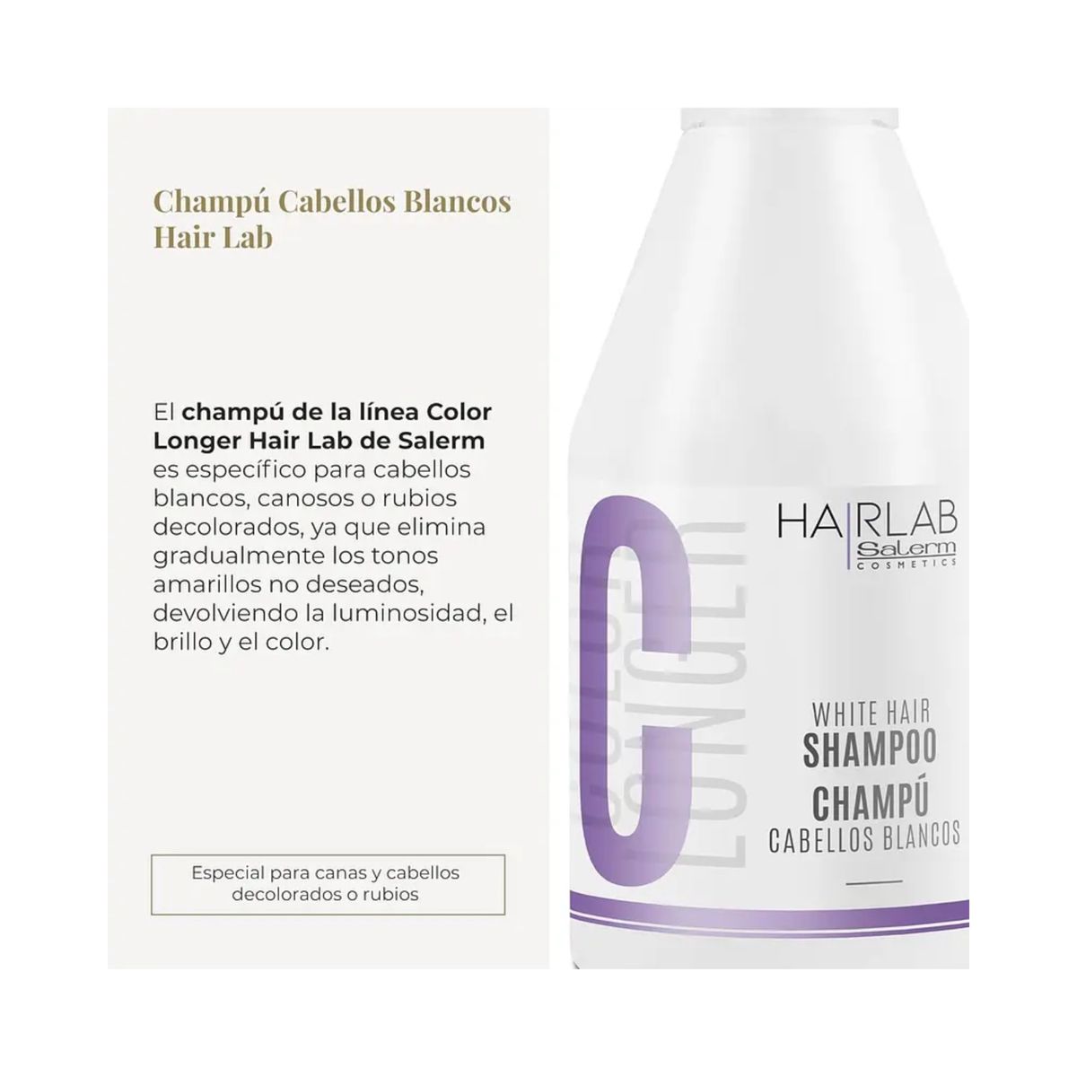 SALERM - Shampoo Salerm Hairlab White Hair 300ml