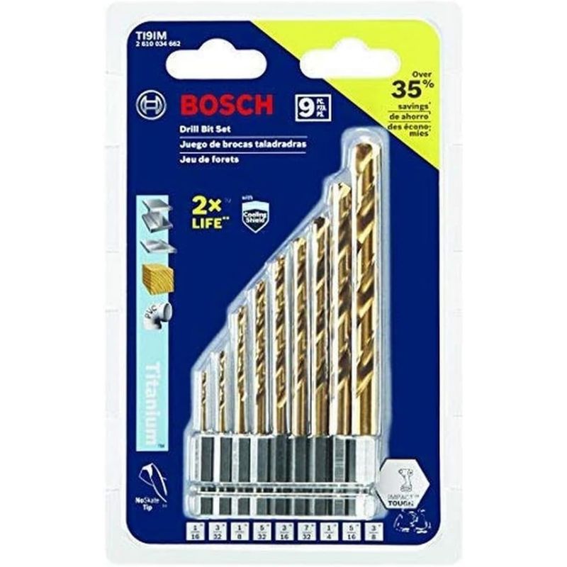 BOSCH - Brocas de impacto de titanio resistentes TI5IM