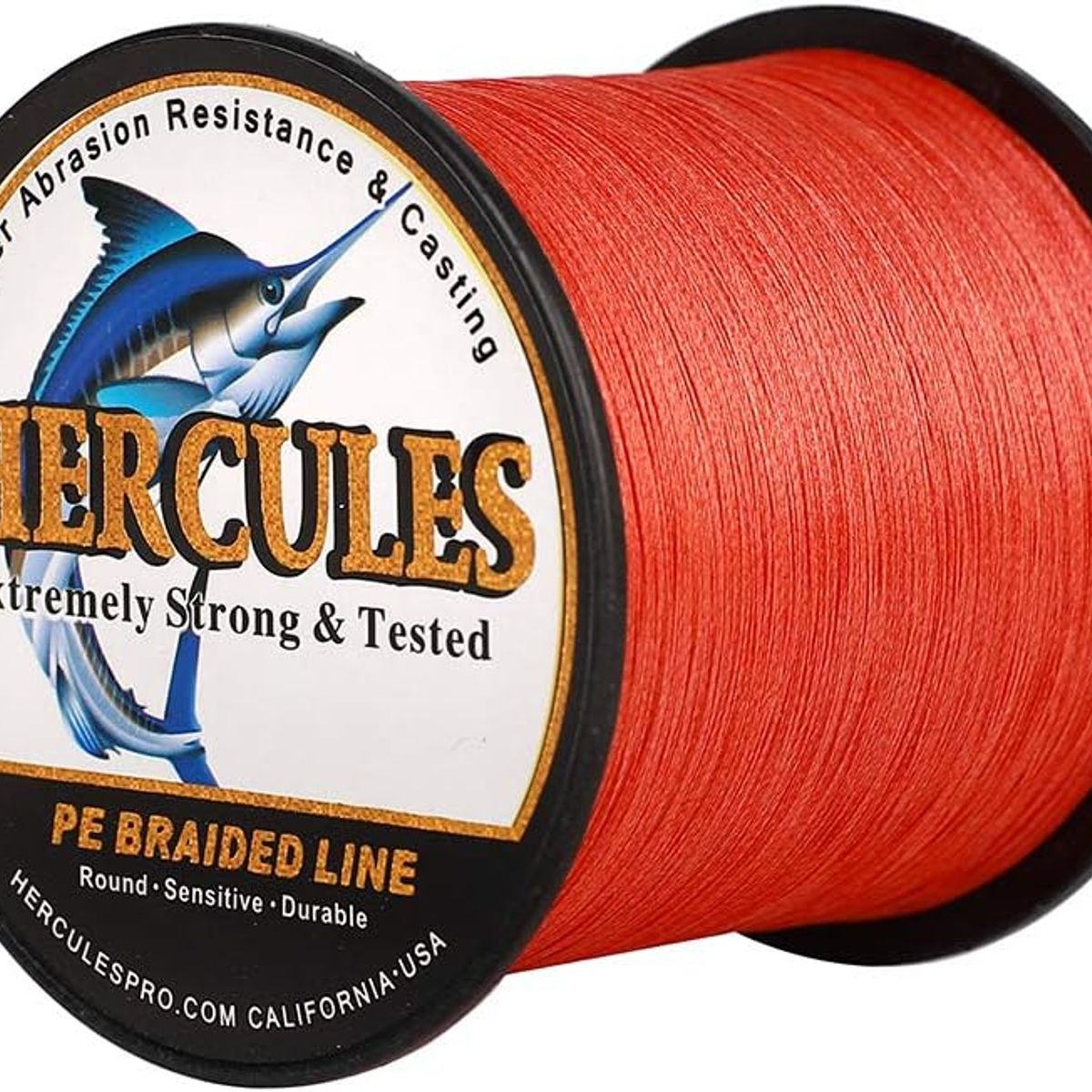 HERCULES - Línea de Pesca Trenzada HERCULES 10LB-300LB, 8 Cuerdas, 1000M