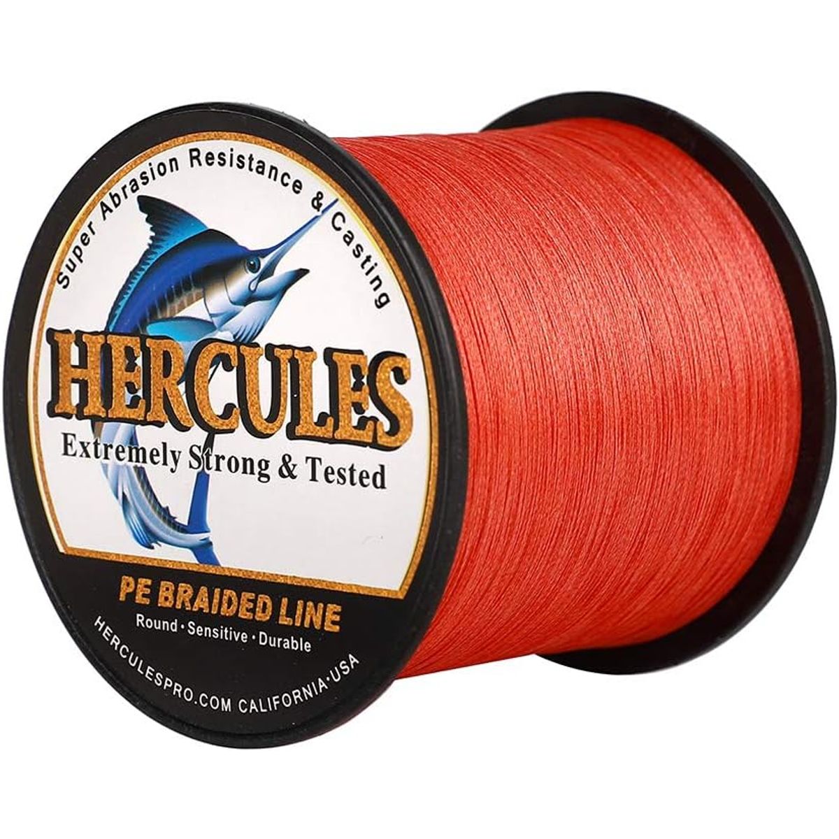 HERCULES - Línea de Pesca Trenzada HERCULES 10LB-300LB, 8 Cuerdas, 1000M