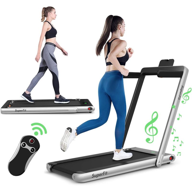 GYMAX - Caminadora GYMAX 225HP Plegable Control Remoto y App