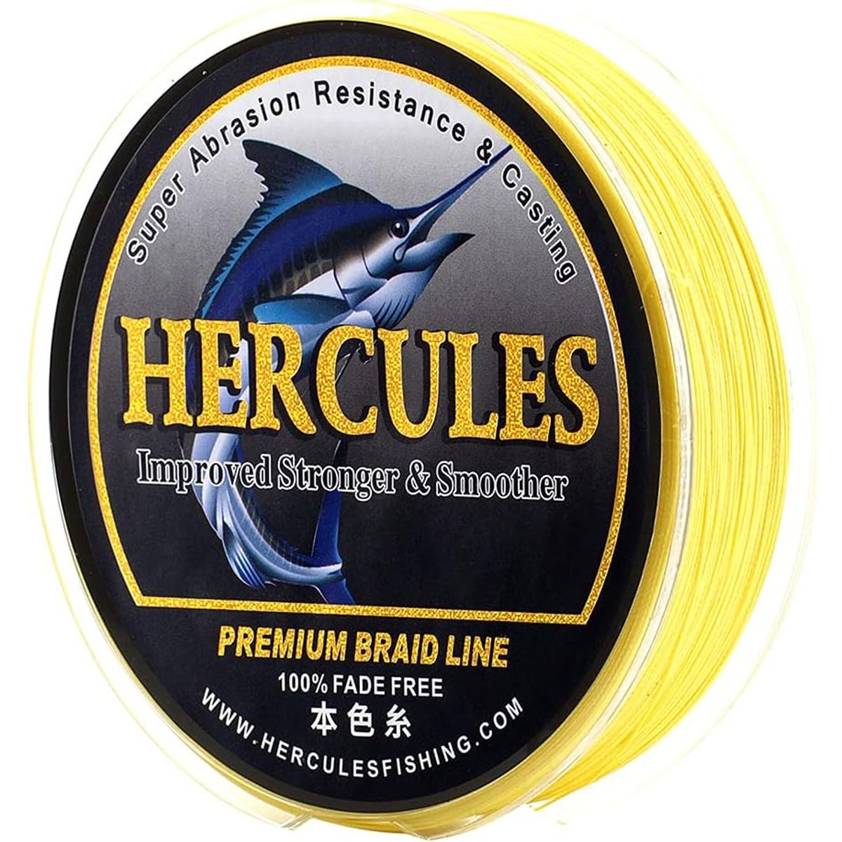 HERCULES - Línea de Pesca HERCULES 8 Trenzas PE 10-120lb 109-2187 Yds