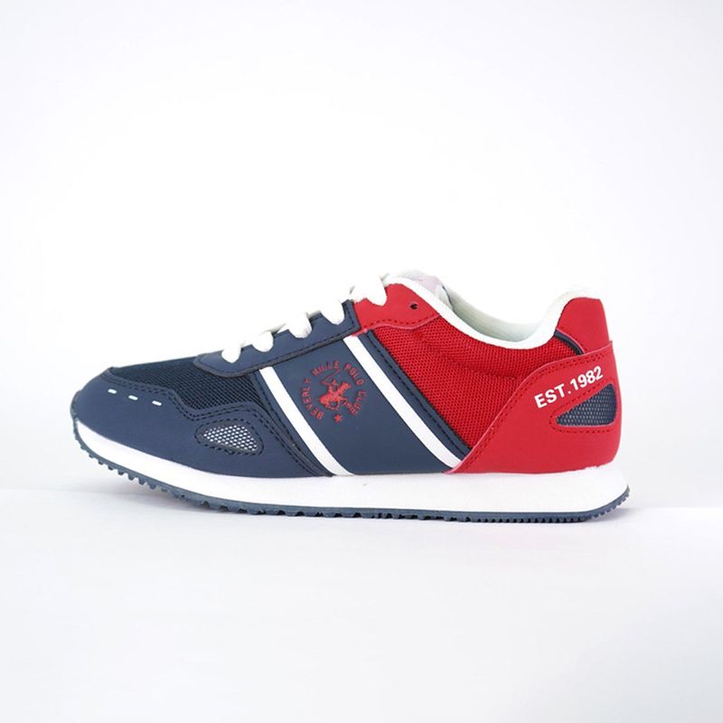 SPERRY - TENIS BEVERLY HILLS POLO CLUB KIDS INDI500 NAVY RED