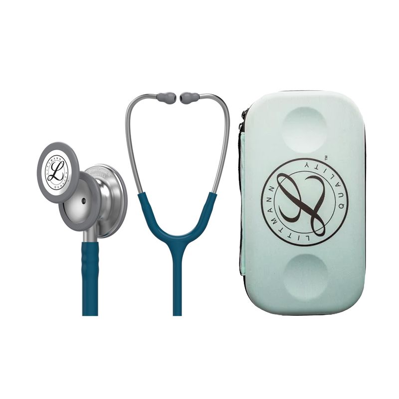 LITTMANN - Fonendoscopio Littmann Classic 3 Caribbean Blue 5623 + Estuche Rigido
