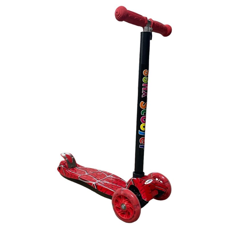 SKY - Patineta Scooter 3 Llantas 038z COLOR ROJO